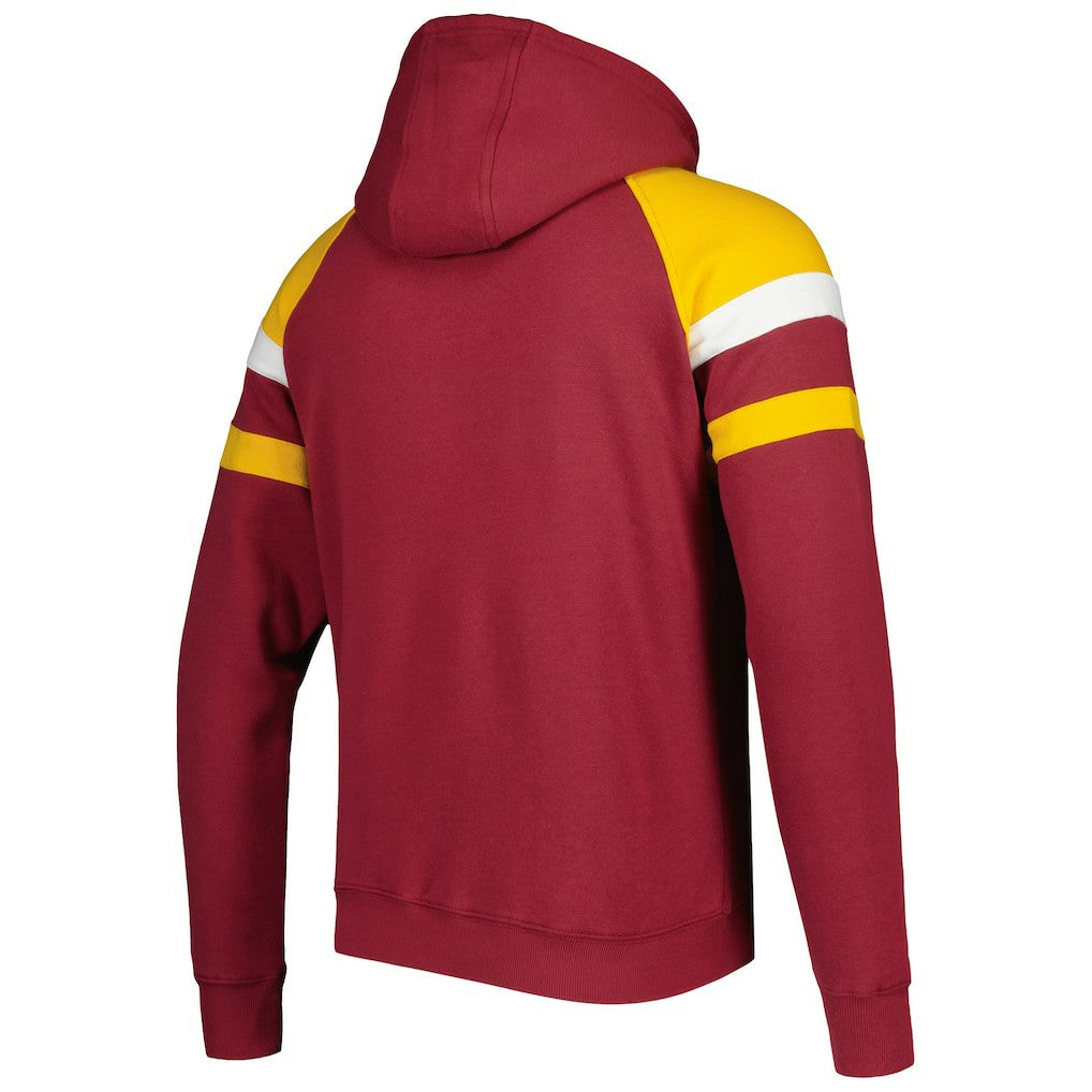Starter Draft Fleece Raglan Pullover Hoodie - Washington Commanders Hoodies
