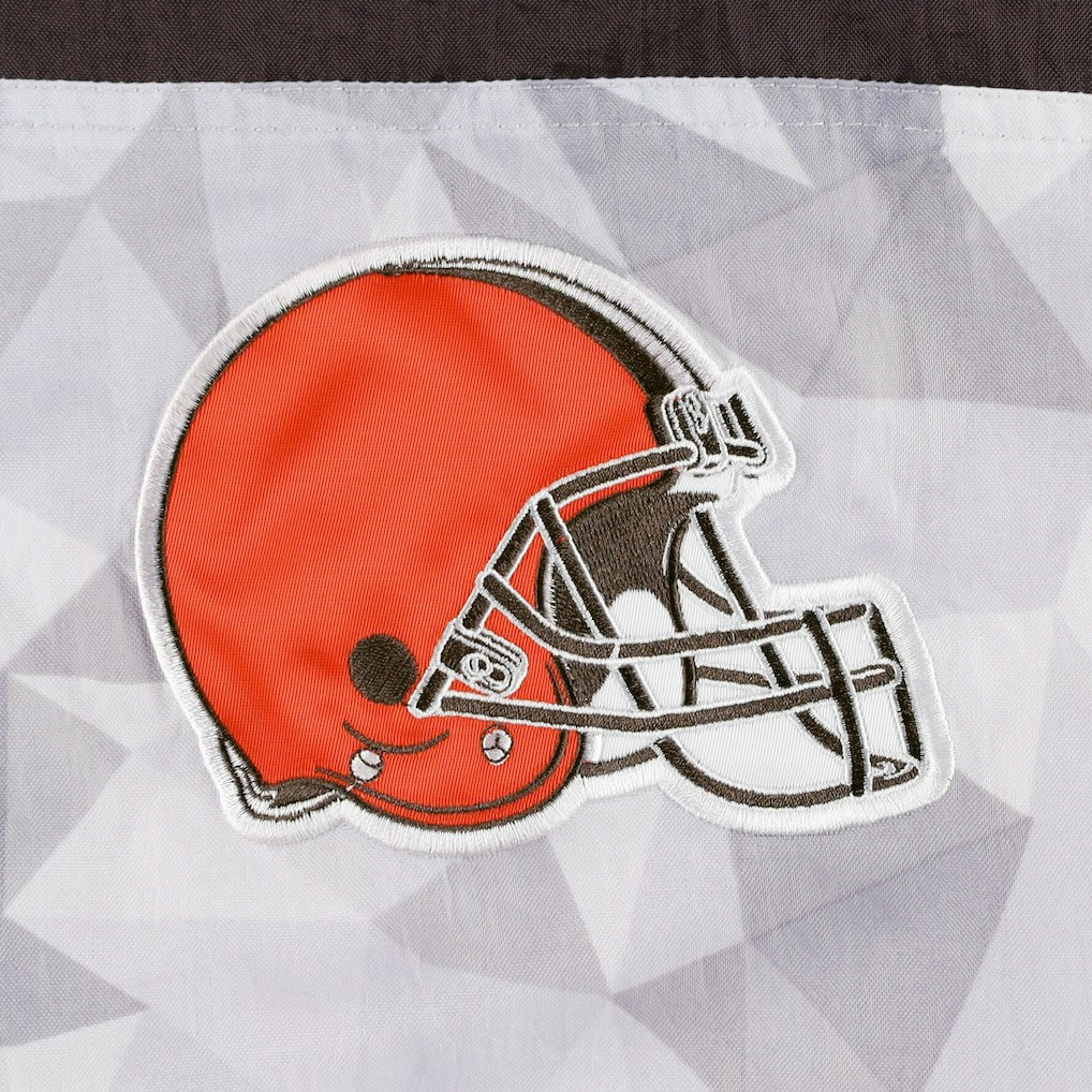 Starter Thursday Night Gridiron Raglan Half-Zip Hooded Jacket - Cleveland Browns Jackets