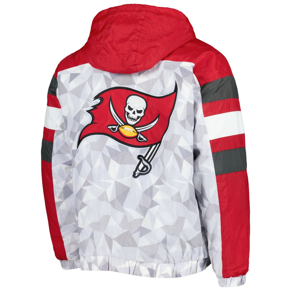 Starter Thursday Night Gridiron Raglan Half-Zip Hooded Jacket - Tampa Bay Buccaneers Jackets