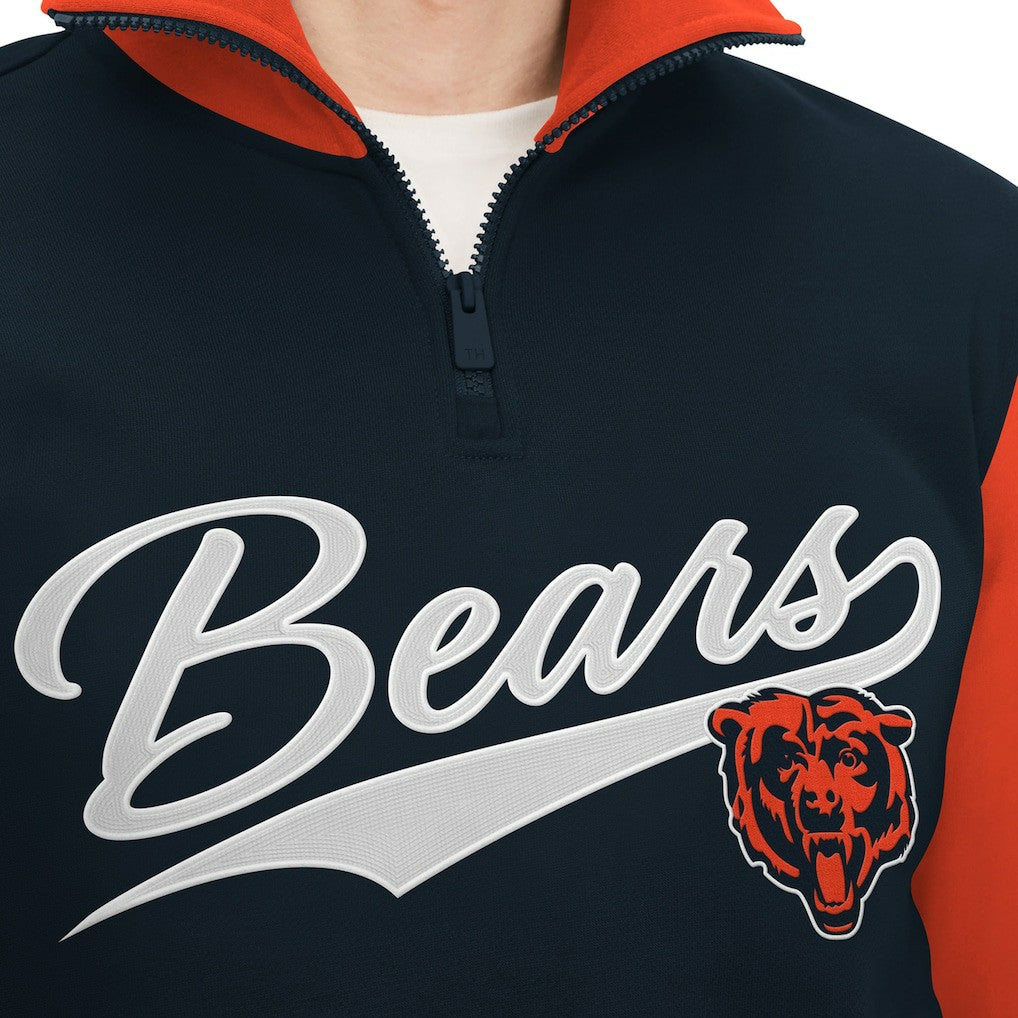 Tommy Hilfiger Aiden Quarter-Zip Sweatshirt - Chicago Bears Sweatshirts
