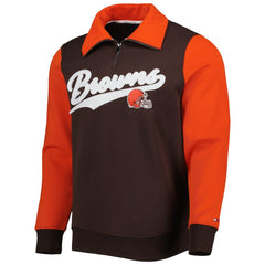 Tommy Hilfiger Aiden Quarter-Zip Sweatshirt - Cleveland Browns Sweatshirts
