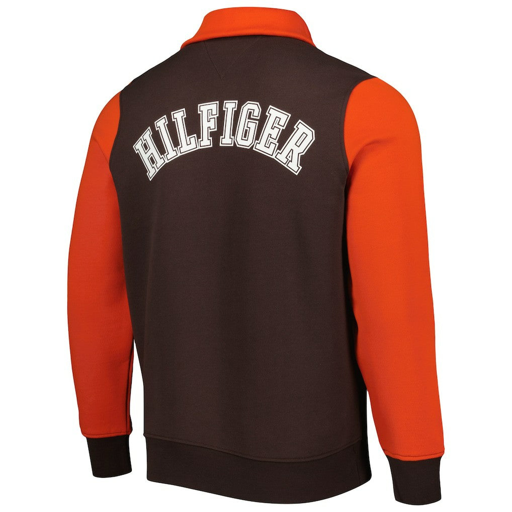 Tommy Hilfiger Aiden Quarter-Zip Sweatshirt - Cleveland Browns Sweatshirts
