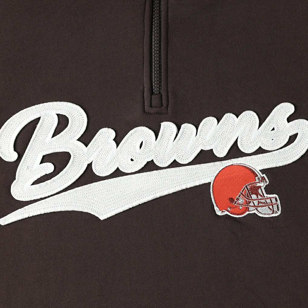 Tommy Hilfiger Aiden Quarter-Zip Sweatshirt - Cleveland Browns Sweatshirts