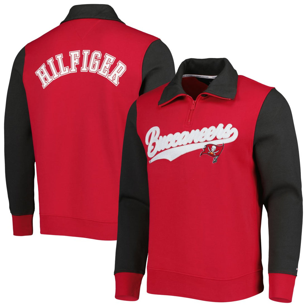 Tommy Hilfiger Aiden Quarter-Zip Sweatshirt - Tampa Bay Buccaneers Sweatshirts