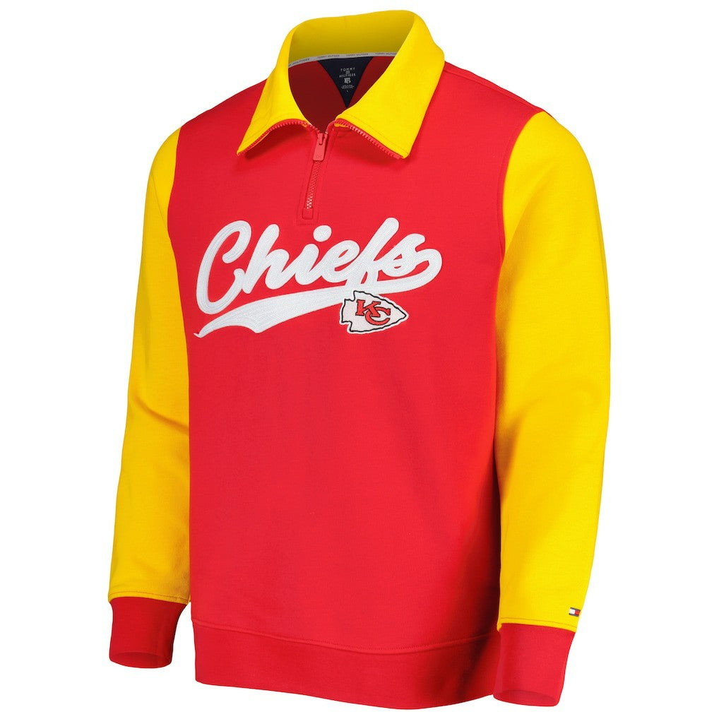Tommy Hilfiger Aiden Quarter-Zip Sweatshirt - Kansas City Chiefs Sweatshirts