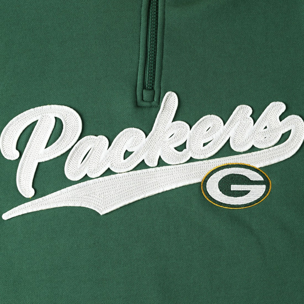 Tommy Hilfiger Aiden Quarter-Zip Sweatshirt - Green Bay Packers Sweatshirts