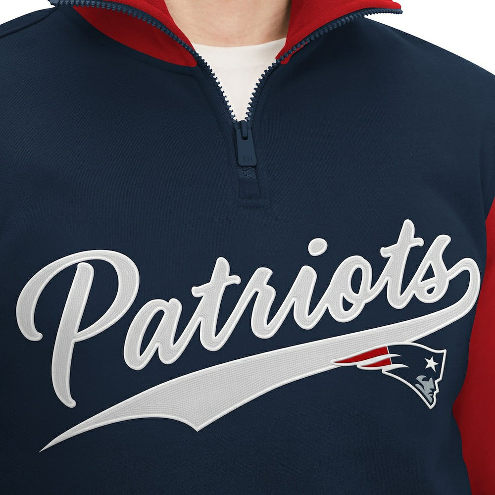 Tommy Hilfiger Aiden Quarter-Zip Sweatshirt - New England Patriots Sweatshirts