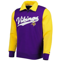 Tommy Hilfiger Aiden Quarter-Zip Sweatshirt - Minnesota Vikings Sweatshirts
