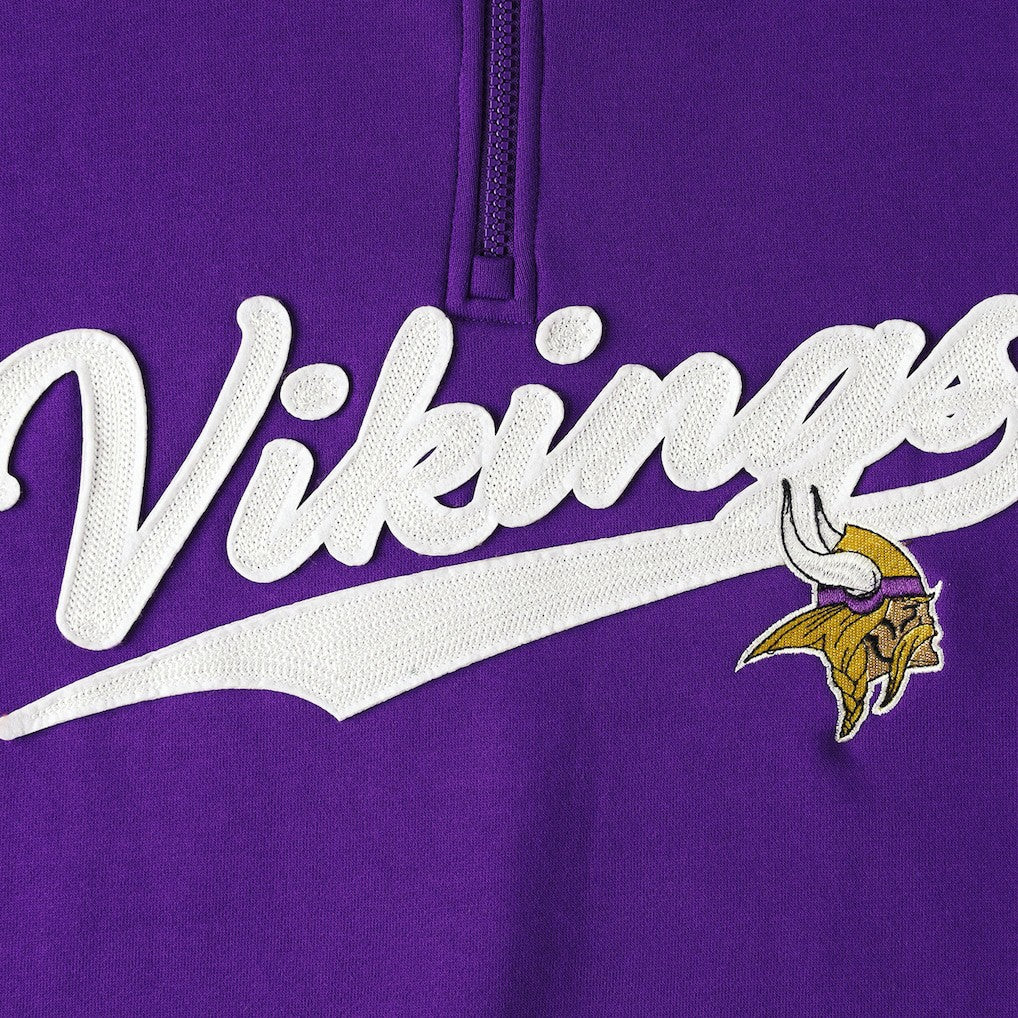 Tommy Hilfiger Aiden Quarter-Zip Sweatshirt - Minnesota Vikings Sweatshirts