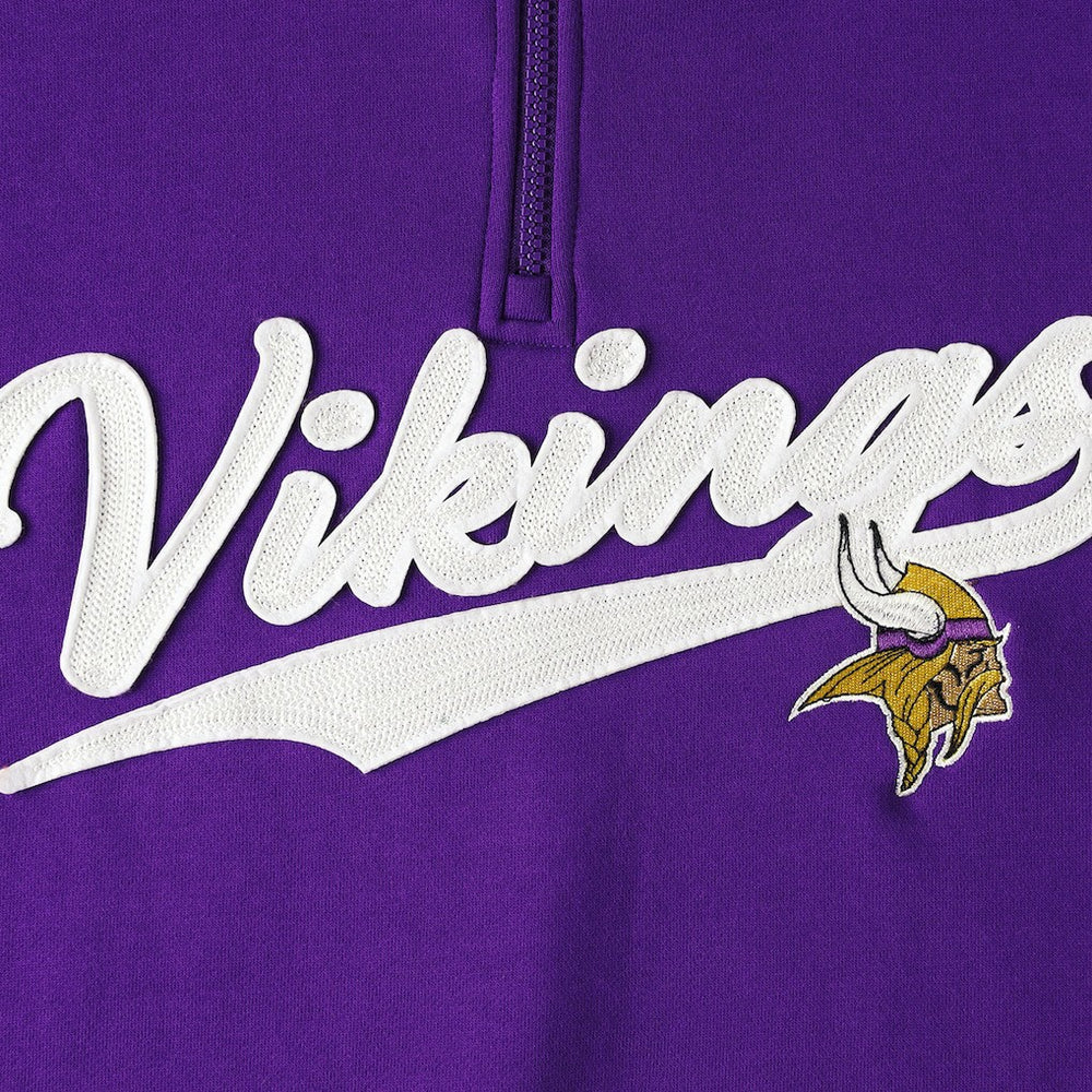 Tommy Hilfiger Aiden Quarter-Zip Sweatshirt - Minnesota Vikings Sweatshirts