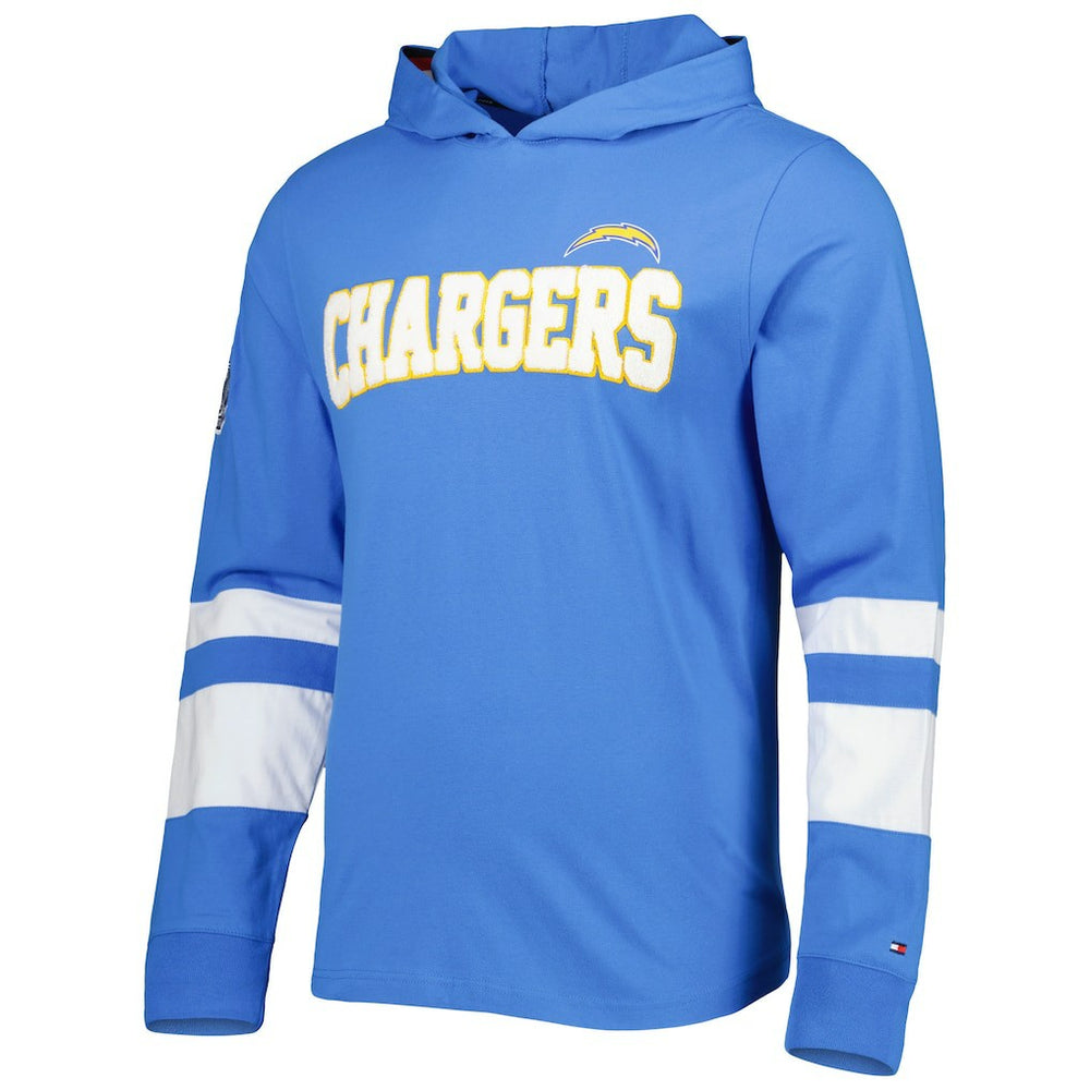 Tommy Hilfiger Alex Long Sleeve Hoodie T-Shirt - Los Angeles Chargers Hoodies