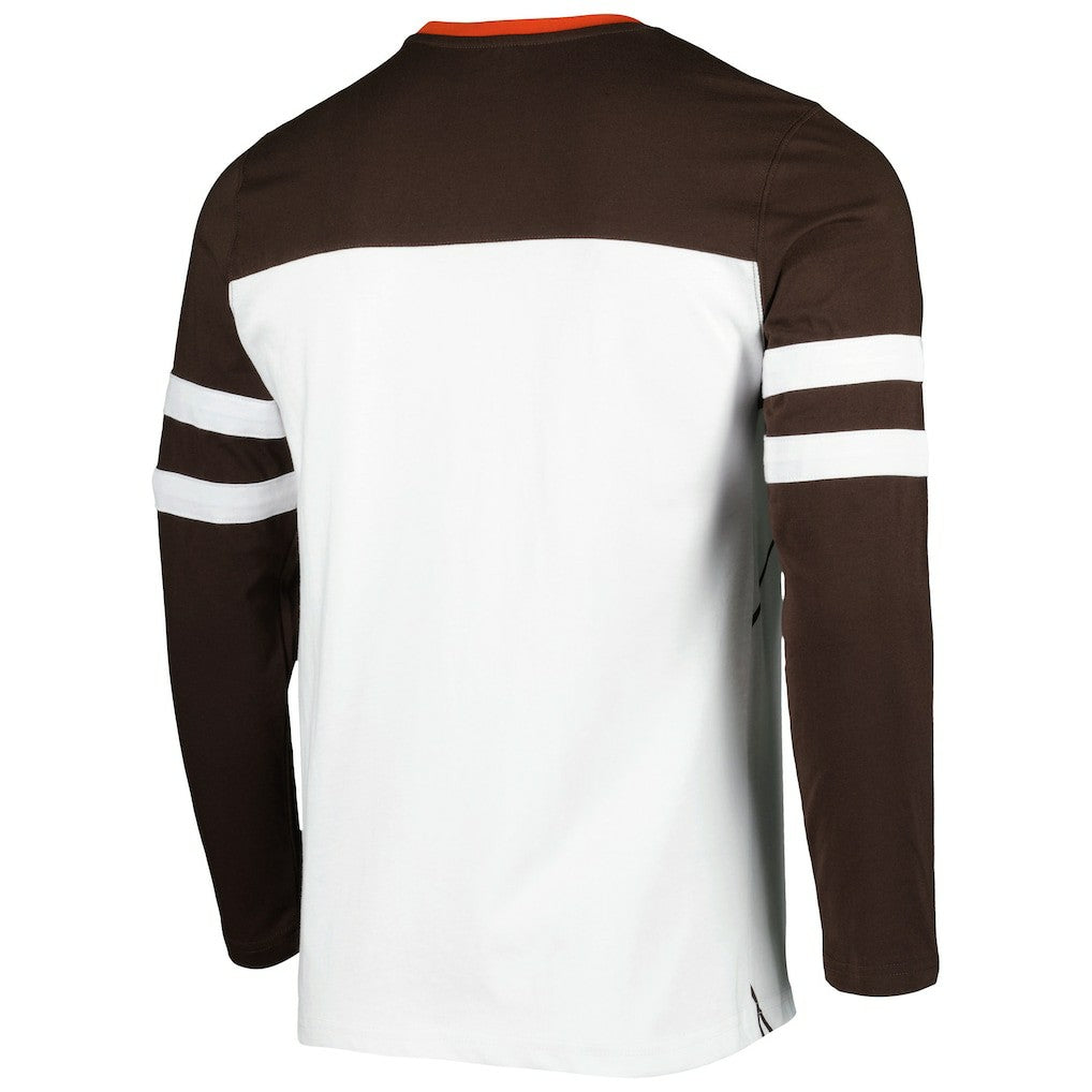 Starter Halftime Long Sleeve T-Shirt - Cleveland Browns T-shirts