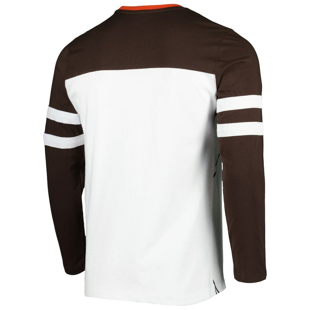 Starter Halftime Long Sleeve T-Shirt - Cleveland Browns T-shirts