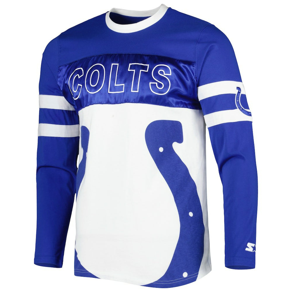 Starter Halftime Long Sleeve T-Shirt - Indianapolis Colts T-shirts