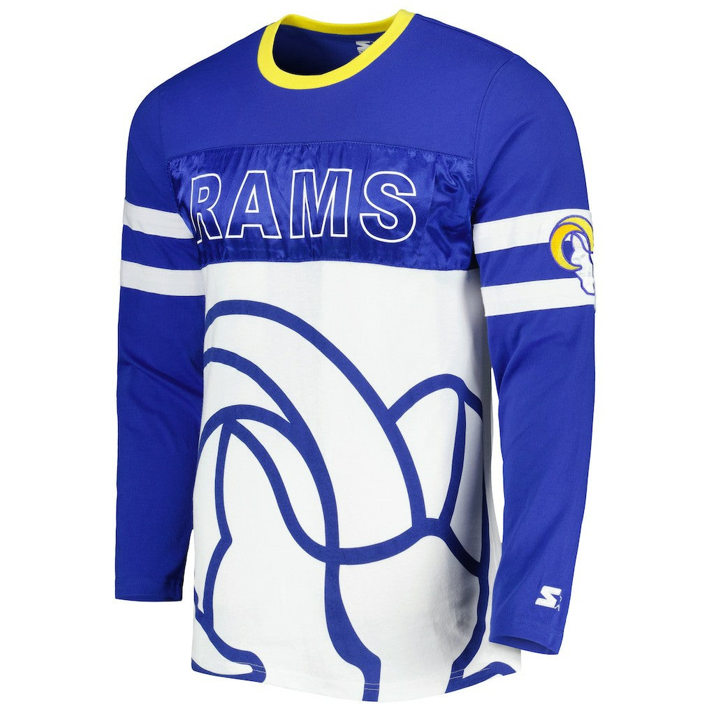 Starter Halftime Long Sleeve T-Shirt - Los Angeles Rams T-shirts
