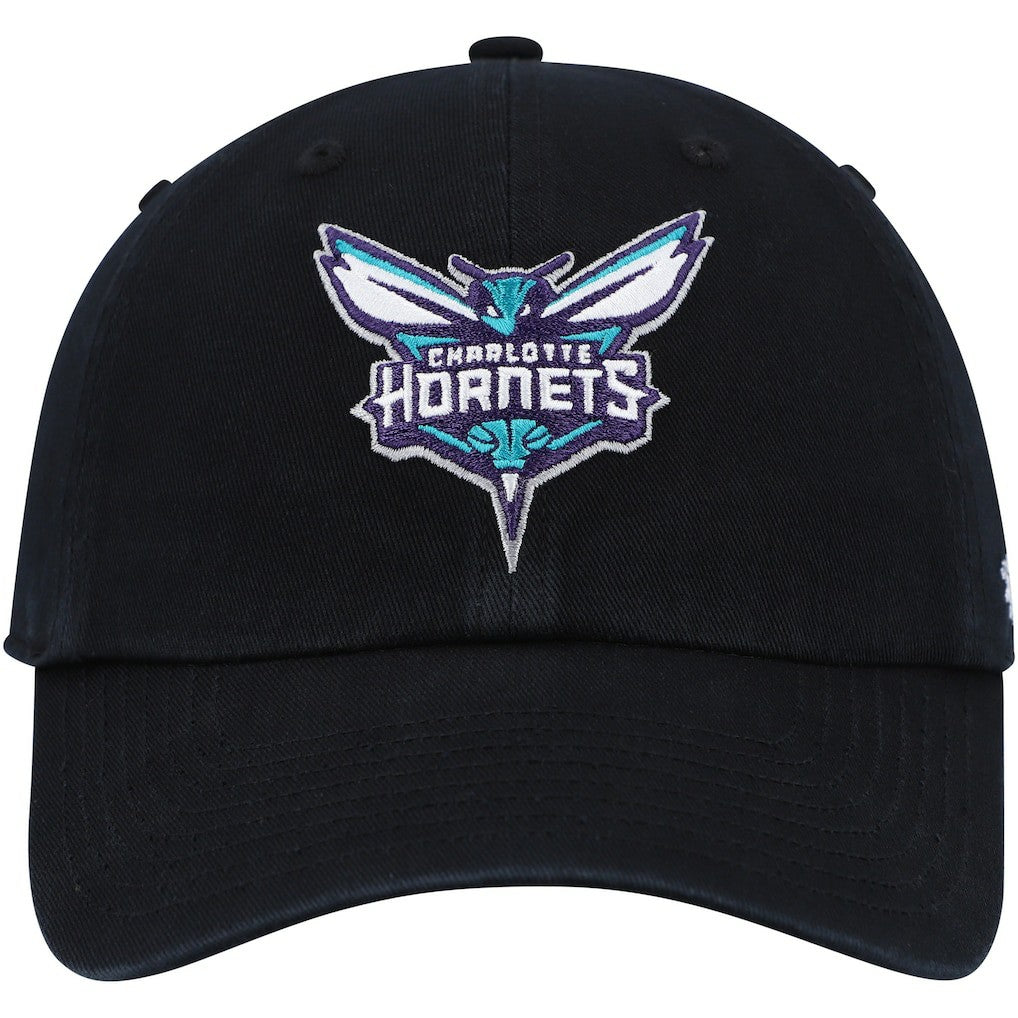 47 brand Charlotte Hornets '47 Core Logo Clean Up Adjustable Hat