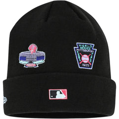 Black Pittsburgh Pirates New Era Polar Lights Cuffed Knit Hat