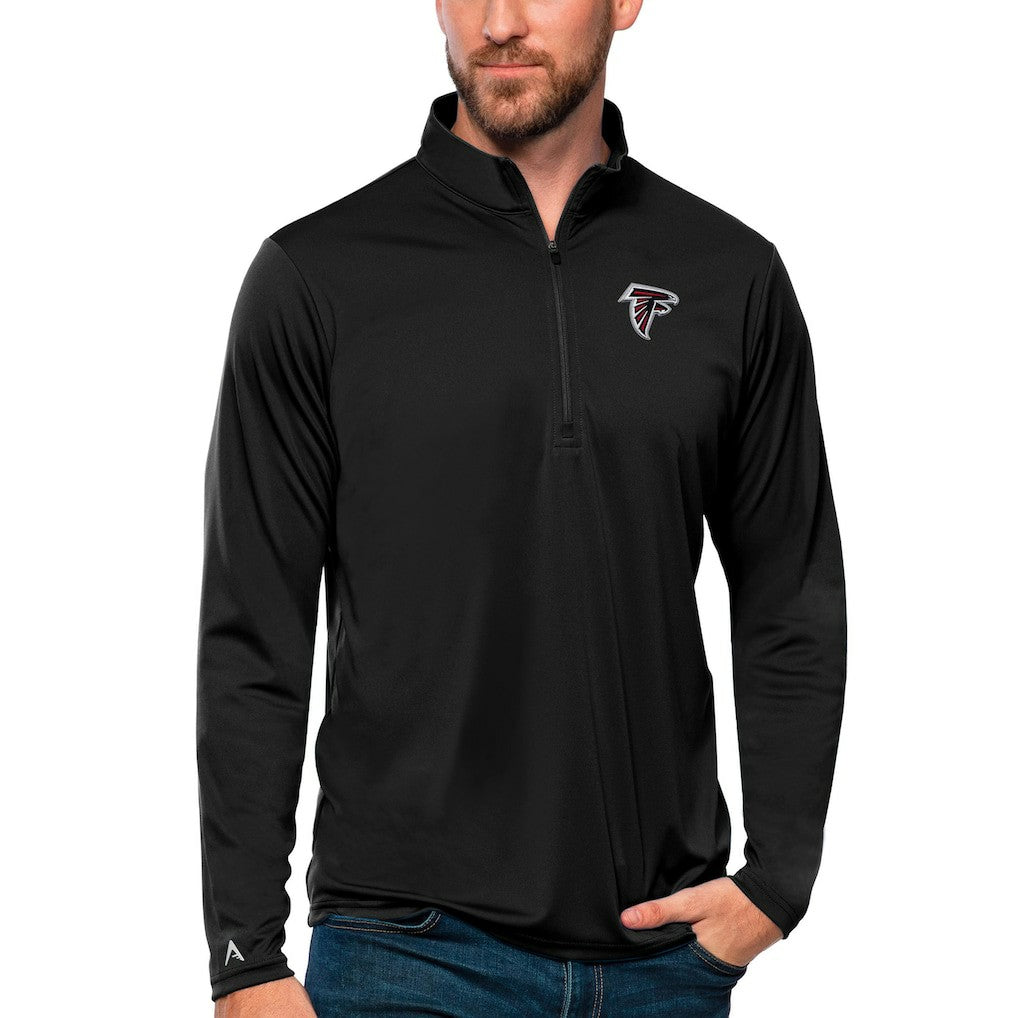 Antigua Tribute Quarter-Zip Lightweight Pullover Top - Atlanta Falcons Pullover