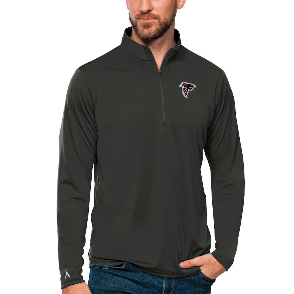 Antigua Tribute Quarter-Zip Lightweight Pullover Top - Atlanta Falcons Pullover