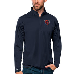 Antigua Tribute Quarter-Zip Lightweight Pullover Top - Chicago Bears Pullover