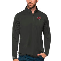 Antigua Tribute Quarter-Zip Lightweight Pullover Top - Tampa Bay Buccaneers Pullover