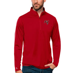 Antigua Tribute Quarter-Zip Lightweight Pullover Top - Tampa Bay Buccaneers Pullover