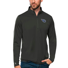 Antigua Tribute Quarter-Zip Lightweight Pullover Top - Tennessee Titans Pullover
