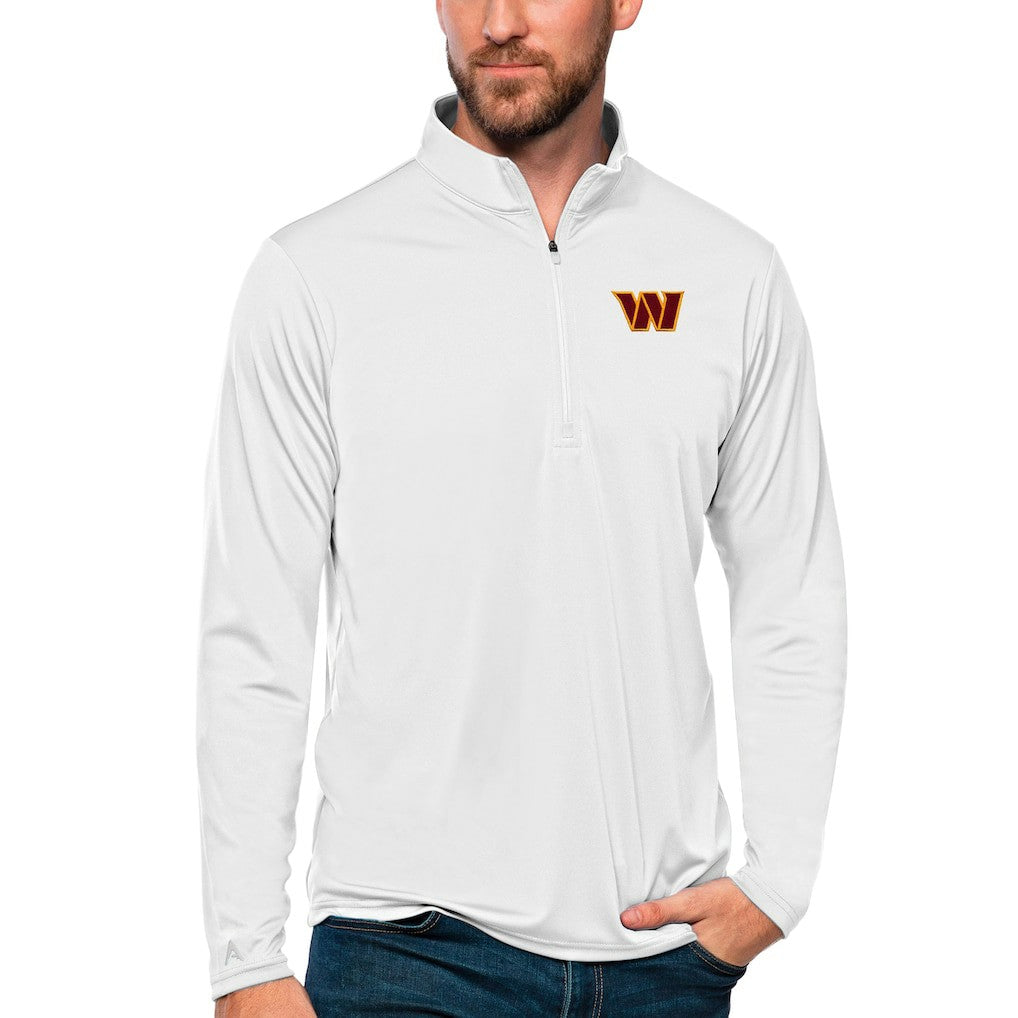 Antigua Tribute Quarter-Zip Lightweight Pullover Top - Washington Commanders Pullover