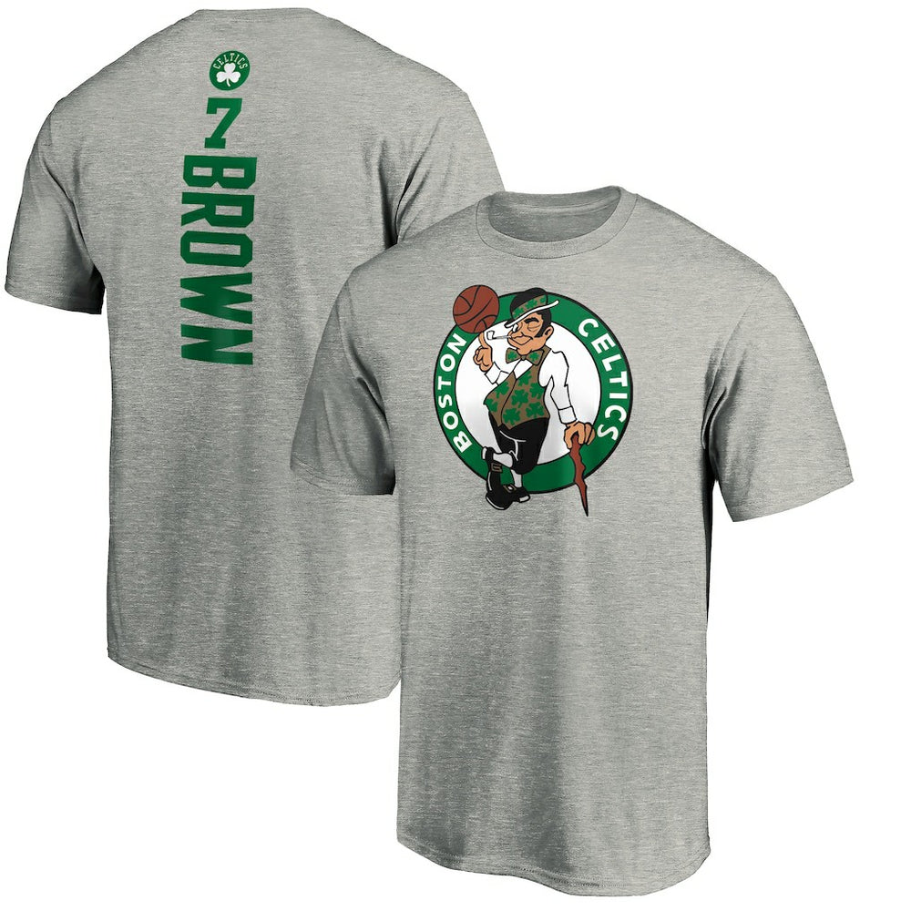 Jaylen Brown Boston Celtics Playmaker Name & Number T-Shirt