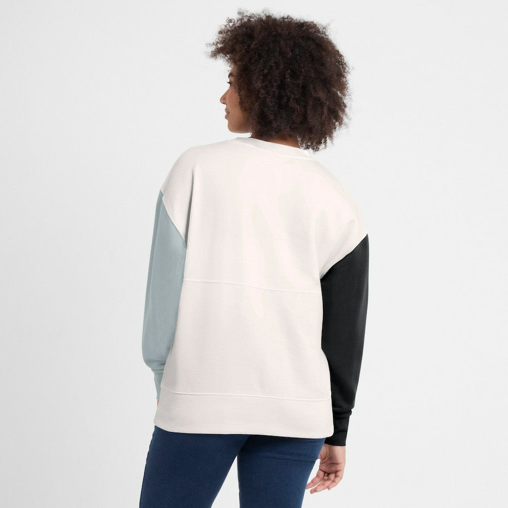 Women's Colorblock Primary Logo Pullover Sweatshirt - Las Vegas Raiders Pullover