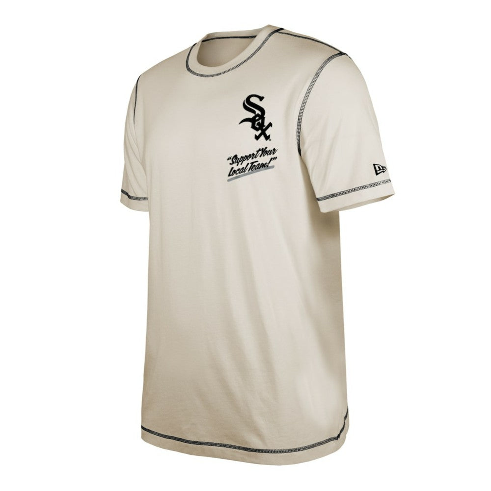 White Chicago White Sox New Era Team Split T-Shirt