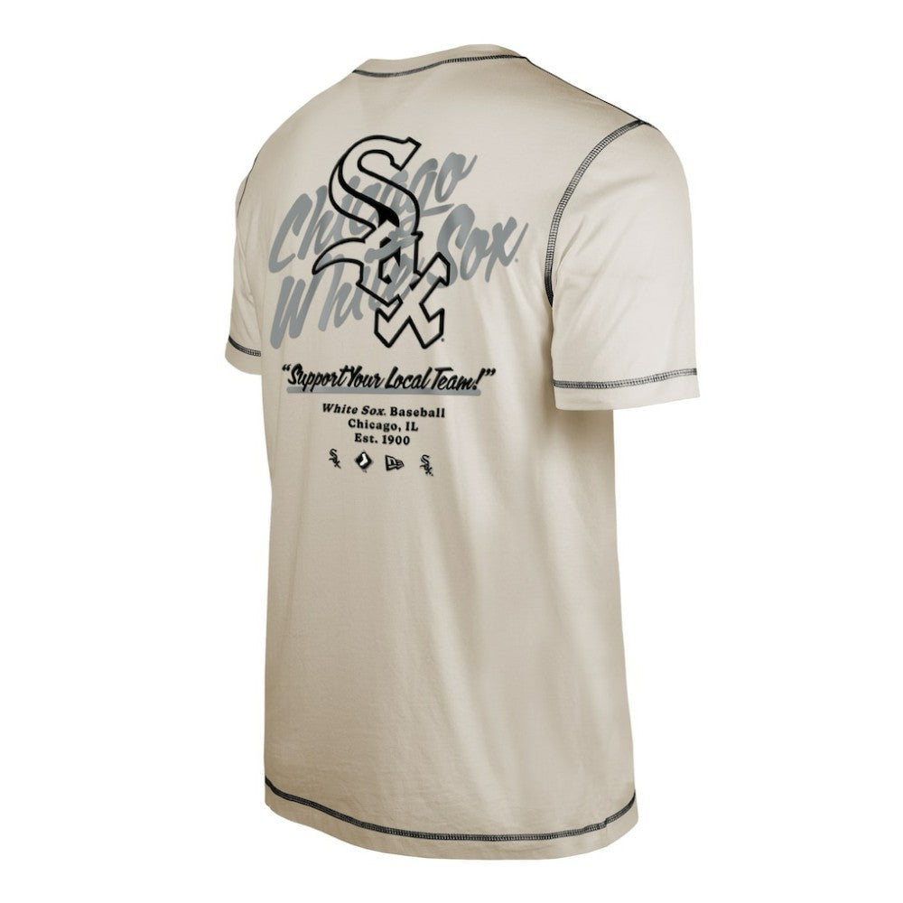 White Chicago White Sox New Era Team Split T-Shirt
