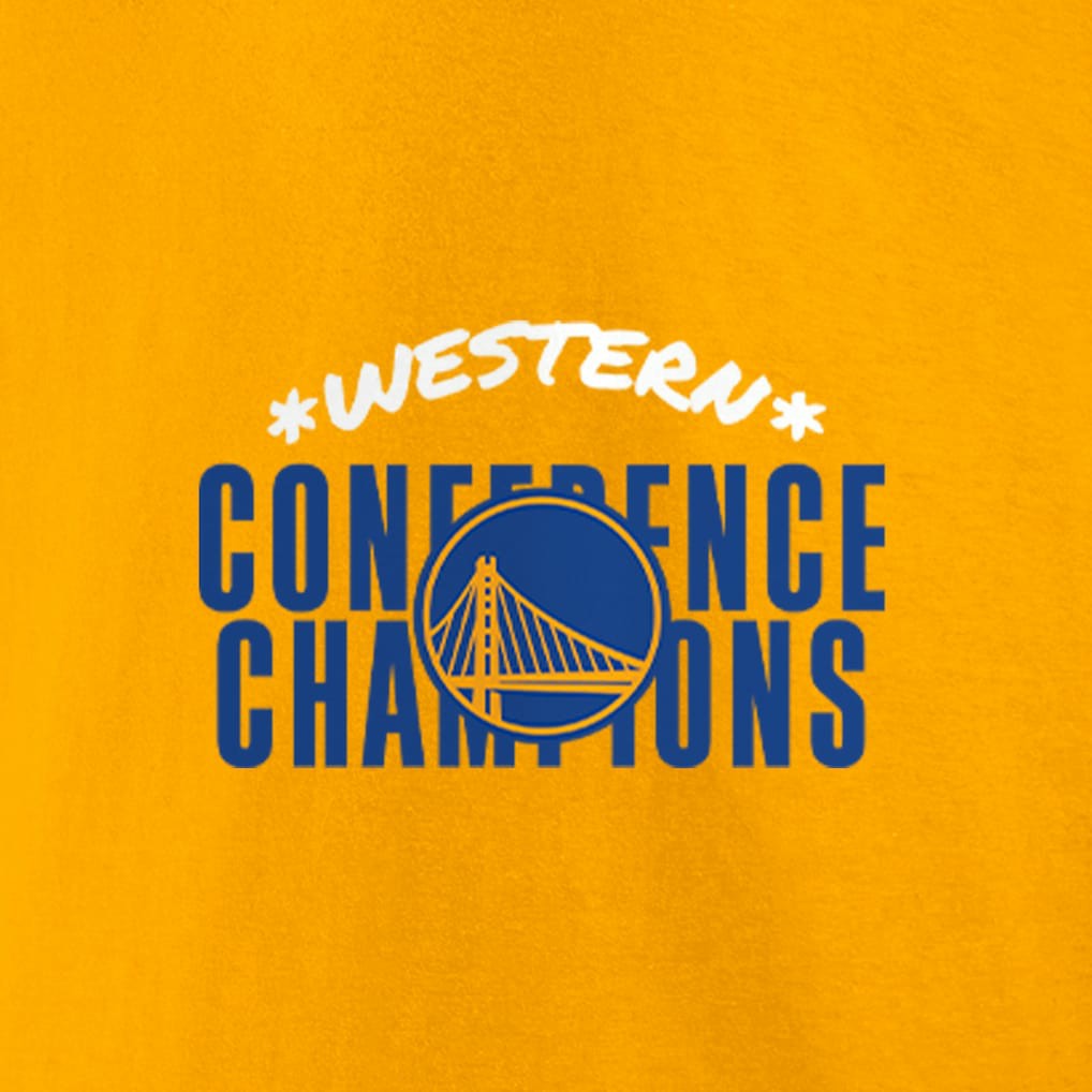 Fanatics Golden State Warriors Women's 2022 Western Conference Champions Balanced Attack Roster V-Neck T-Shirt sale