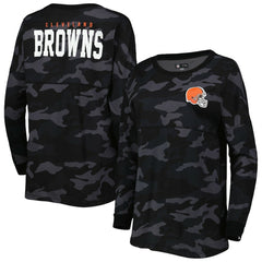 Women's Camo Long Sleeve T-Shirt - Cleveland Browns T-shirts
