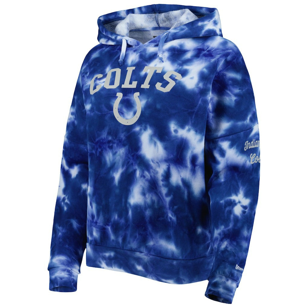 Women's Cloud Dye Fleece Pullover Hoodie - Indianapolis Colts Hoodies