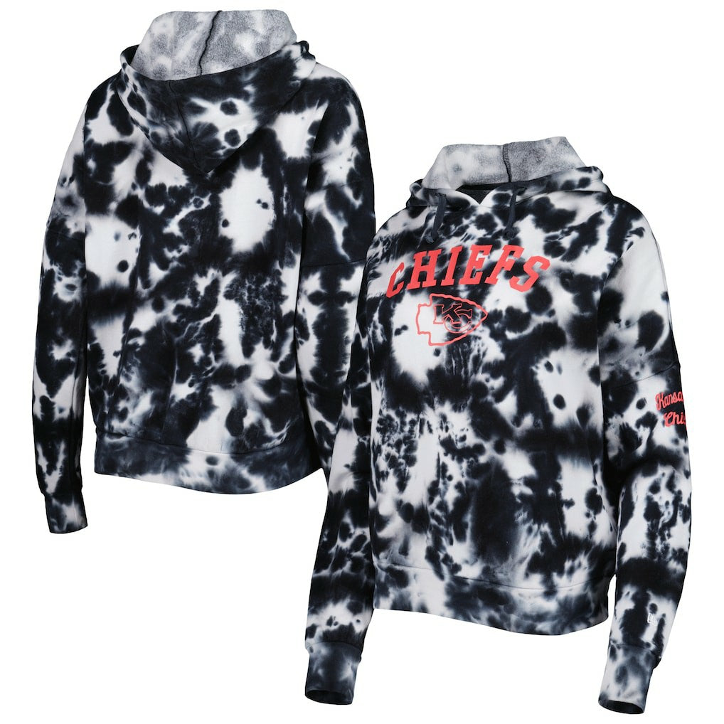 Women's Cloud Dye Fleece Pullover Hoodie - Kansas City Chiefs Hoodies