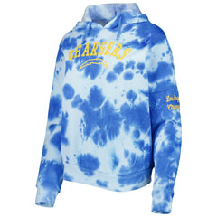 Women's Cloud Dye Fleece Pullover Hoodie - Los Angeles Chargers Hoodies