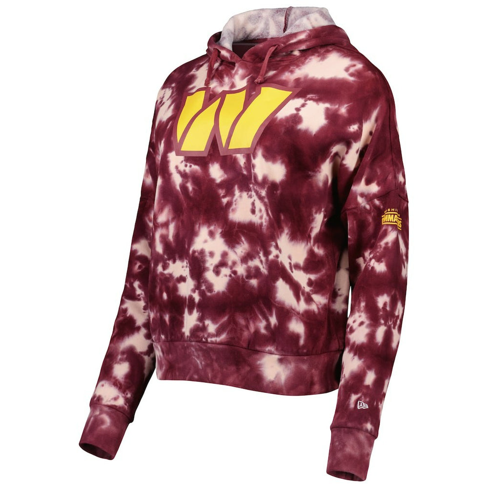 Women's Cloud Dye Fleece Pullover Hoodie - Washington Commanders Hoodies