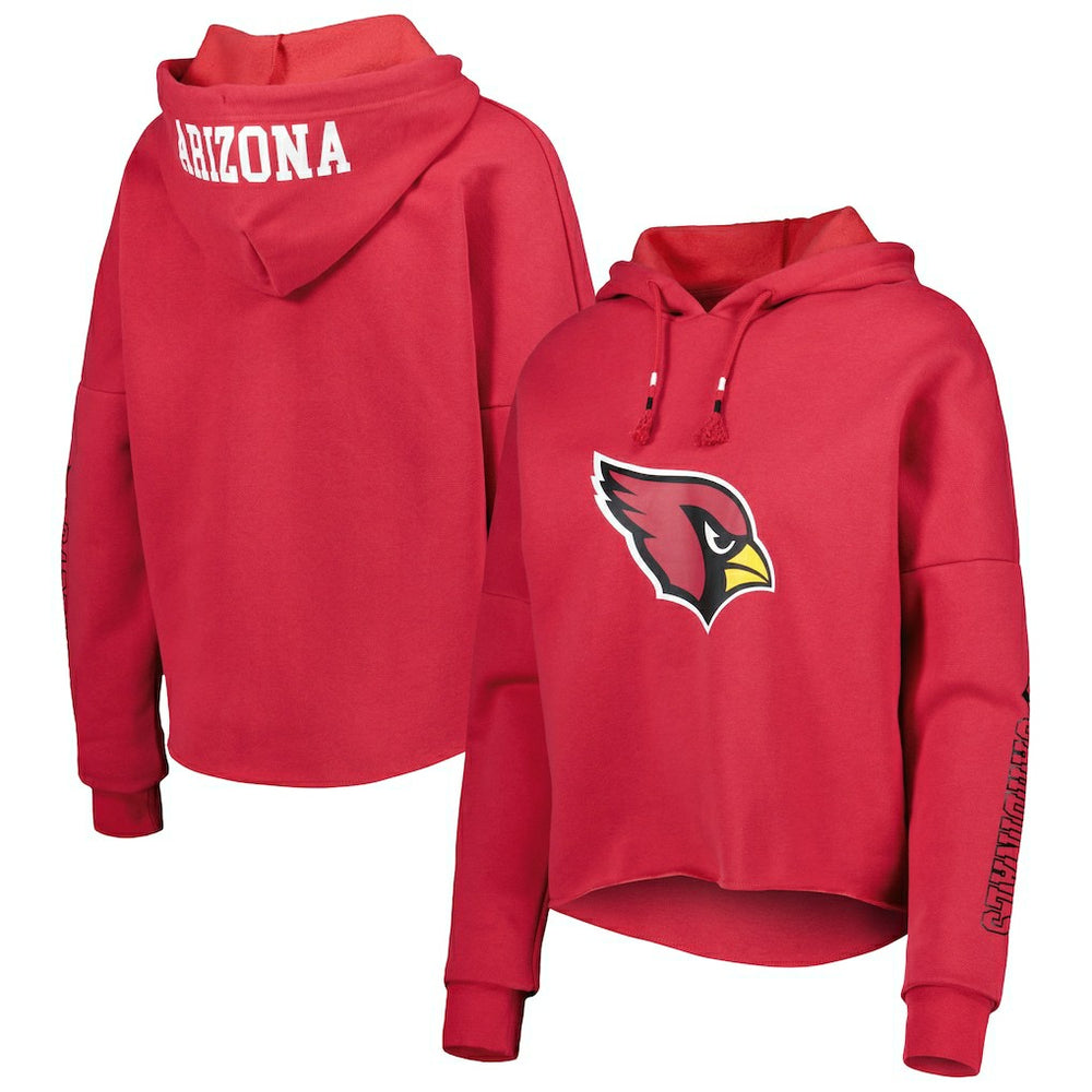 Women's Foil Sleeve Pullover Hoodie - Arizona Cardinals Hoodies