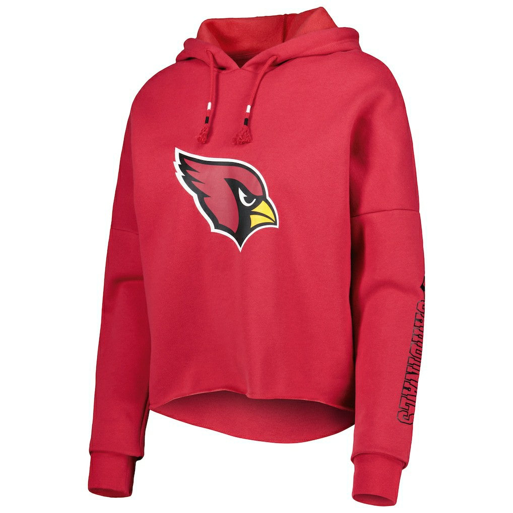 Women's Foil Sleeve Pullover Hoodie - Arizona Cardinals Hoodies