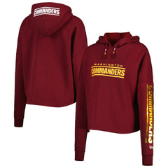Women's Foil Sleeve Pullover Hoodie - Washington Commanders Hoodies