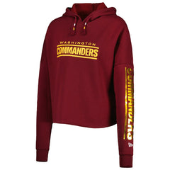 Women's Foil Sleeve Pullover Hoodie - Washington Commanders Hoodies