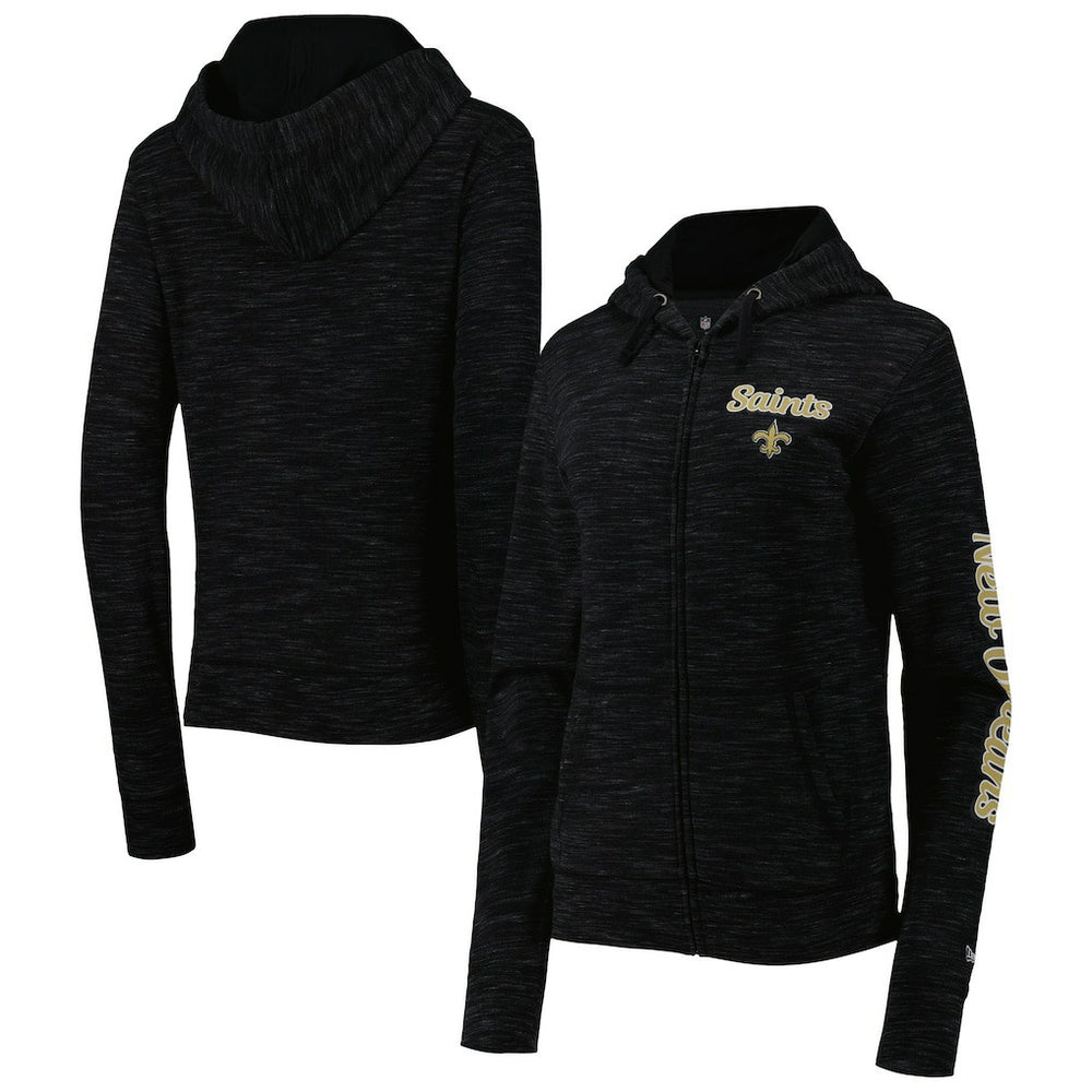 Women's Reverse Space-Dye Full-Zip Hoodie - New Orleans Saints Hoodies