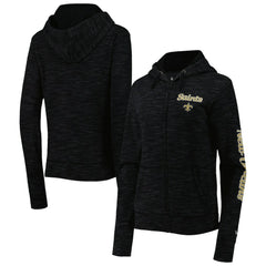 Women's Reverse Space-Dye Full-Zip Hoodie - New Orleans Saints Hoodies