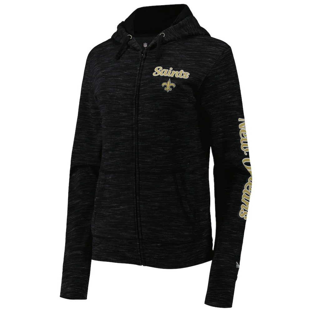Women's Reverse Space-Dye Full-Zip Hoodie - New Orleans Saints Hoodies