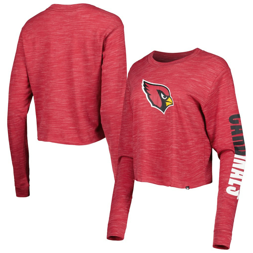 Women's Crop Long Sleeve T-Shirt - Arizona Cardinals T-shirts