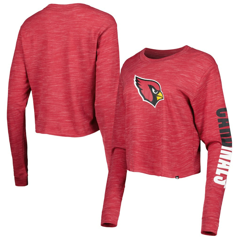 Women's Crop Long Sleeve T-Shirt - Arizona Cardinals T-shirts