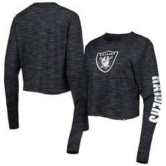 Women's Crop Long Sleeve T-Shirt - Las Vegas Raiders T-shirts