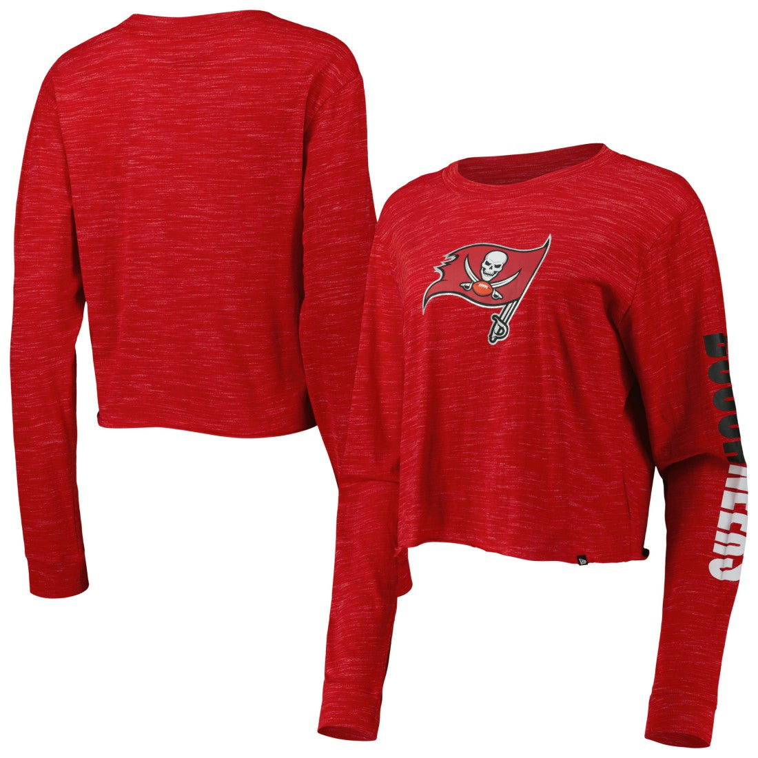 Women's Crop Long Sleeve T-Shirt - Tampa Bay Buccaneers T-shirts