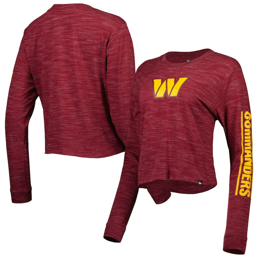 Women's Crop Long Sleeve T-Shirt - Washington Commanders T-shirts
